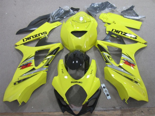Carrosserie Moto Suzuki GSXR 1000 K7 2007-2008 - Jaune Noir Carrosserie Moto Suzuki GSXR 1000 K7 2007-2008 - Jaune Noir