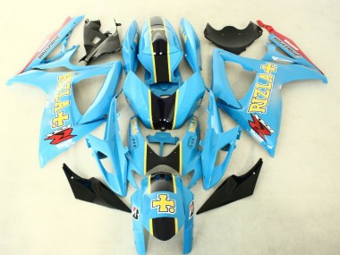 Carrosserie Moto Suzuki GSXR 600 / 750 K6 2006-2007 - Bleu Noir