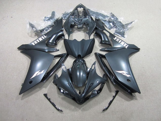 Carrosserie Moto Yamaha R1 2007-2008 - Noir Blanc Décalque Carrosserie Moto Yamaha R1 2007-2008 - Noir Blanc Décalque