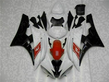 Carrosserie Moto Yamaha R6 2006-2007 - Blanc Noir