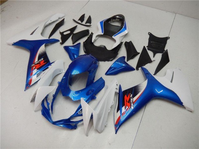 Carrosserie Moto Suzuki GSXR 600 / 750 K11 2011-2024 - Bleu Blanc Carrosserie Moto Suzuki GSXR 600 / 750 K11 2011-2024 - Bleu Blanc