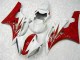 Carrosserie Moto Yamaha R6 2006-2007 - Rouge Blanc Carrosserie Moto Yamaha R6 2006-2007 - Rouge Blanc