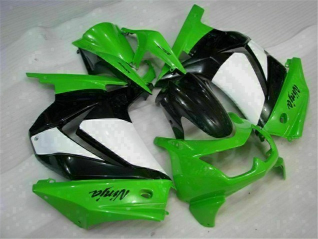 Kit Carénages Motos Kawasaki EX250 2008-2012 - Vert Noir Ninja