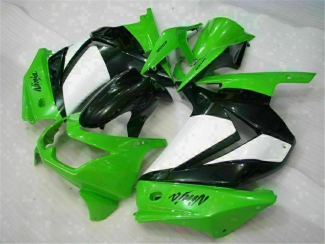 Kit Carénages Motos Kawasaki EX250 2008-2012 - Vert Noir Ninja