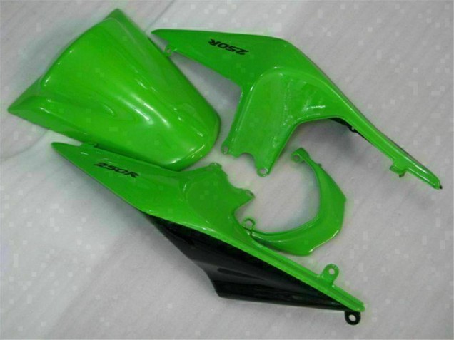 Kit Carénages Motos Kawasaki EX250 2008-2012 - Vert Noir Ninja