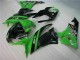 Kit Carénages Motos Kawasaki ZX6R 2009-2012 - Noir Vert Kit Carénages Motos Kawasaki ZX6R 2009-2012 - Noir Vert