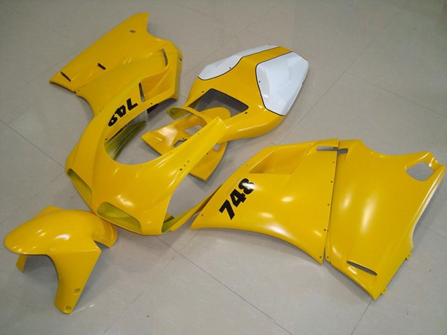 Kit Carénages Motos Complet Ducati 748 916 996 996S 1993-2005 - Jaune Kit Carénages Motos Complet Ducati 748 916 996 996S 1993-2005 - Jaune
