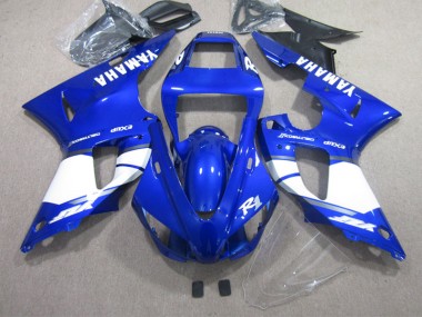 Kit Carénages Motos Complet Yamaha R1 2002-2003 - Bleu Blanc