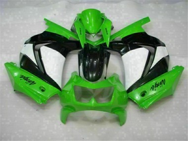 Kit Carénages Motos Kawasaki EX250 2008-2012 - Vert Noir Ninja