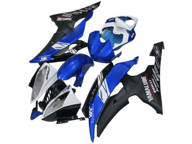 Acheter Carénages Moto Yamaha YZF R6 2008-2016 - Blanc Bleu Noir Mat Yamalube