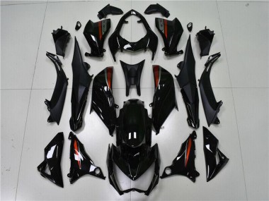 Acheter Carénages Moto Kawasaki Z800 2013-2018 - Noir Brillant Rouge Argent