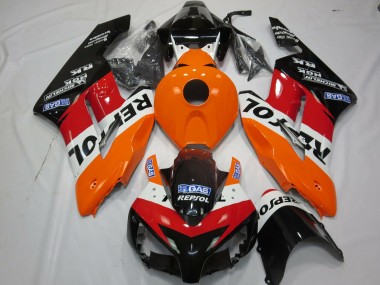 Acheter Kit Carénages Moto Honda CBR1000RR 2004-2005 - Orange Blanc Rouge Noir Brillant Repsol