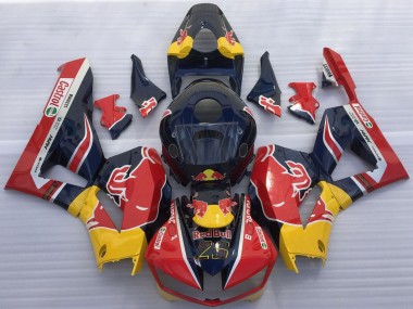 Acheter Carénages Moto Honda CBR600RR 2013-2023 - Bleu Foncé Jaune Red Bull
