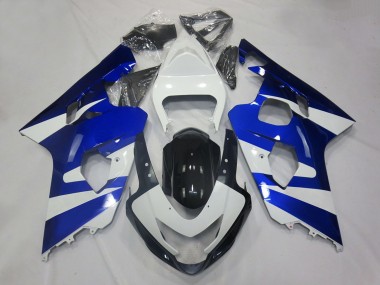 Acheter Carénages Moto Suzuki GSXR 600 / GSXR 750 2004-2005 - Blanc Bleu Noir OEM Style
