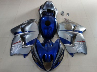 Acheter Carénages Moto Suzuki GSXR 1300 1996-2007 - Bleu Profond Argent