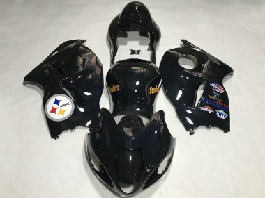 Acheter Carénages Moto Suzuki GSXR 1300 1996-2007 - Noir Brillant Team Logo