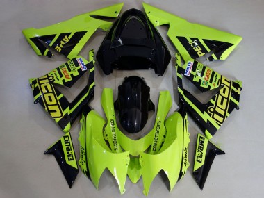 Acheter Carénages Moto Kawasaki ZX10R 2004-2005 - Haute Visibilité Jaune Noir