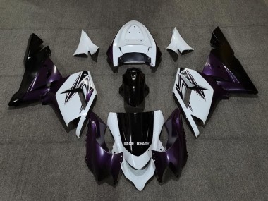 Acheter Carénages Moto Kawasaki ZX10R 2004-2005 - Blanc Violet Noir