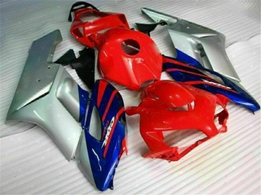 Acheter Carénages Moto Honda CBR1000RR 2004-2005 - Argent Rouge Bleu Noir Bande