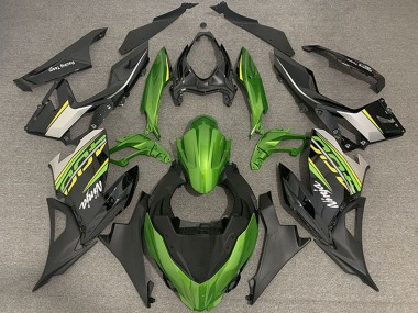 Acheter Carénages Moto Kawasaki Ninja 400 2018-2024 - Vert Noir Or OEM Style