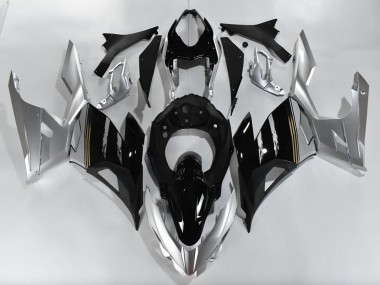 Acheter Carénages Moto Kawasaki Ninja 400 2018-2024 - Argent Noir Brillant