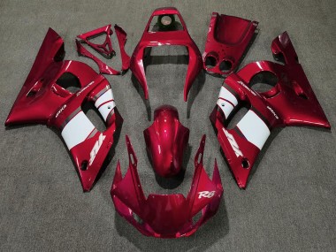 Acheter Carénage Moto Yamaha R6 1998-2002 - Rouge Blanc