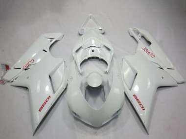 Acheter Carénages Moto Ducati 1098 2007-2014 - Blanc Corse