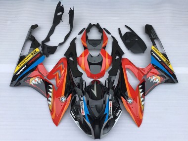 Acheter Carénages Moto BMW S1000RR 2015-2016 - Rouge Noir Brillant Requin