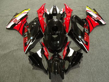Acheter Carénages Moto BMW S1000RR 2015-2016 - Blanc Rouge Jaune Noir Brillant