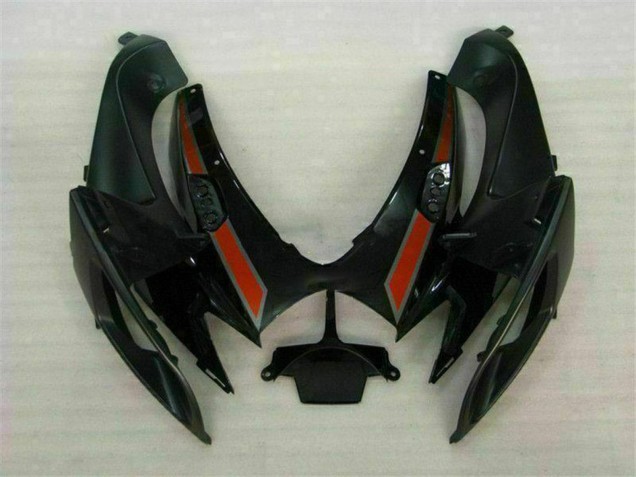 Carénages Moto Suzuki GSXR 600/750 2006-2007 - Noir Brillant Rouge