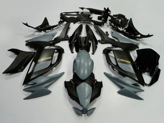 Carénages Moto Kawasaki Ninja 650 EX650 2020-2025 - Gris Noir Or