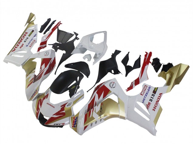 Carénages Moto Honda CBR1000RR-R 2020-2023 - Blanc Rouge Or Motul HRC