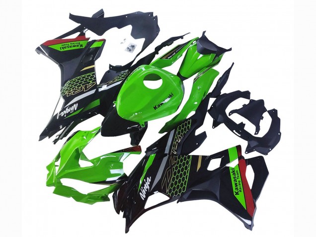 Carénages Moto Kawasaki ZX25R ZX-25R 2019-2025 - Vert Noir Rouge Rayon de Miel
