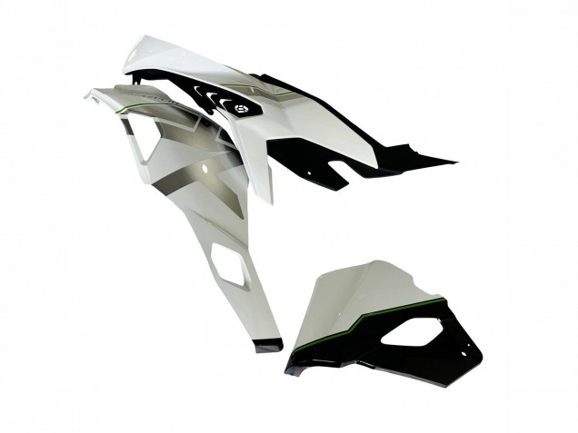 Carénages Moto Kawasaki ZX25R ZX-25R 2019-2025 - Blanc Argent Vert Noir Trick Star