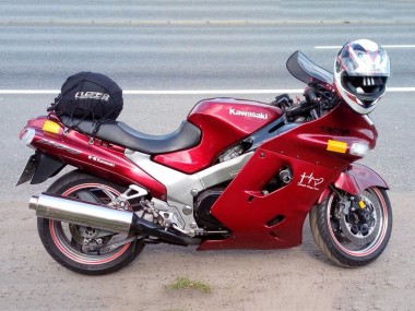 Acheter Carénages Moto Kawasaki ZZR1100 1993-2003 - Rouge