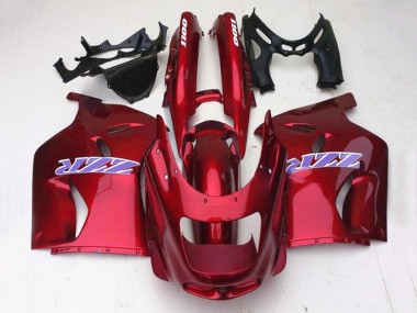 Acheter Carénages Moto Kawasaki ZZR1100 1993-2003 - Rouge Brillant