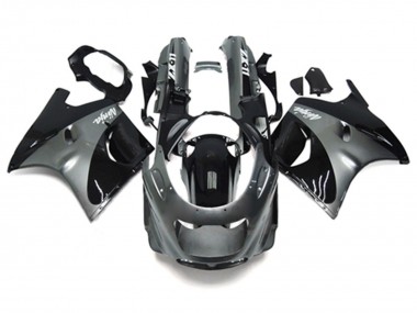 Acheter Carénages Moto Kawasaki ZZR1100 1993-2003 - Gris Noir Ninja