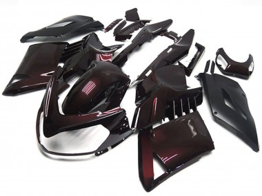 Acheter Carénages Moto Kawasaki GTR1400/ZG1400 2007-2009 - Rouge Marron Noir