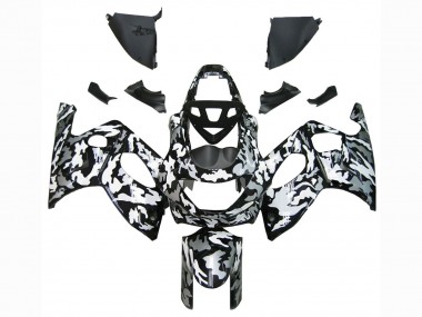 Acheter Carénages Moto Yamaha YZF600R Thundercat 1996-2007 - Noir Blanc Gris Camouflage