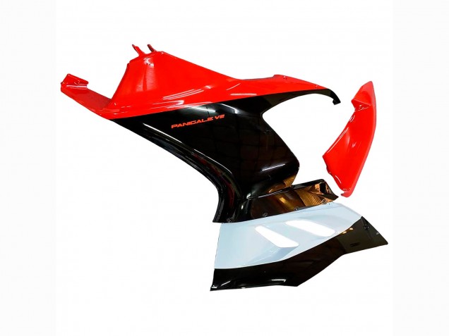 Kits Carénage Moto Ducati Panigale V2 2020-2024 - Blanc Rouge Noir Brillant