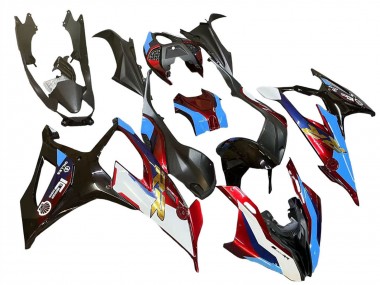 Acheter Carénages Moto BMW S1000RR 2019-2022 - Noir Rouge Bleu