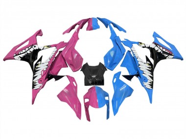 Acheter Carénages Moto BMW S1000RR 2019-2022 - Rose Foncé Bleu Requin