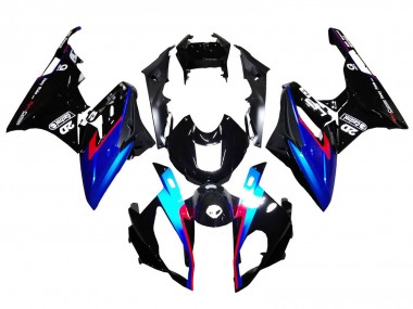 Acheter Carénages Moto BMW S1000RR 2015-2016 - Rouge Bleu Noir Noir Brillant