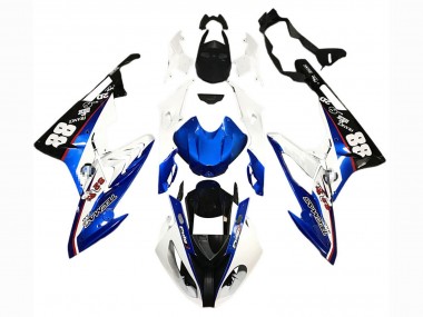 Acheter Carénages Moto BMW S1000RR 2015-2016 - Blanc Bleu Noir 88