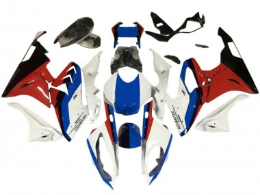 Acheter Carénage Moto BMW S1000RR 2015-2016 - Blanc Rouge Bleu Noir