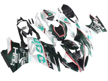 Acheter Carénages Moto BMW S1000RR 2015-2016 - Blanc Vert Noir