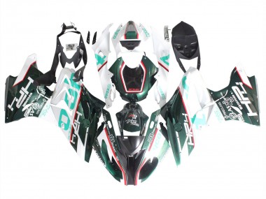 Acheter Carénages Moto BMW S1000RR 2015-2016 - Blanc Vert Noir