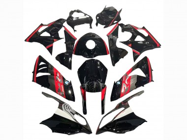 Acheter Carénage Moto BMW S1000RR 2009-2014 - Rouge Noir Brillant