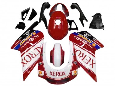 Acheter Carénages Moto Aprilia RS125 2000-2005 - Blanc Rouge Jaune Bleu Xerox