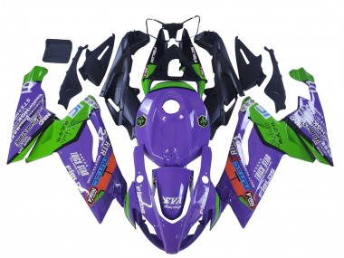 Acheter Carénages Moto Aprilia RS125 2006-2011 - Violet Vert Rouge